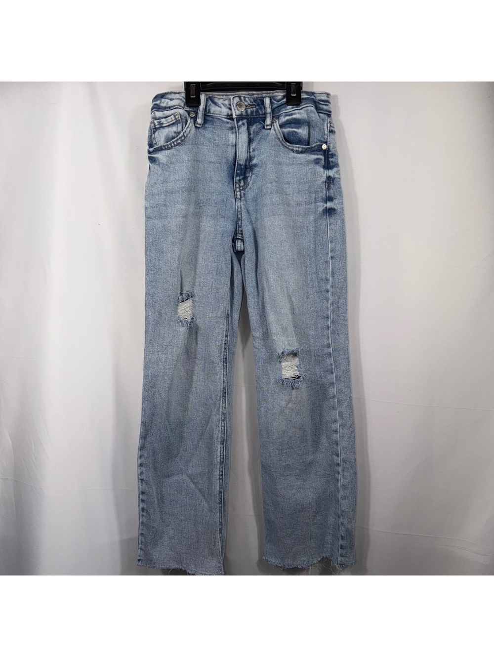Art Class Girls 10 Distressed Wide Leg Jeans